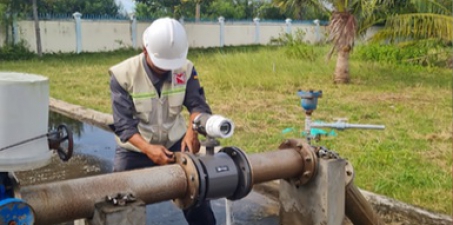 Lắp đặt hệ thống quan trắc tự động mực nước và lưu lượng nhà máy cấp nước thị xã Duyên Hải